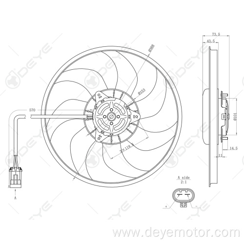 Cooling fan for FIAT PALIO FIAT SIENA